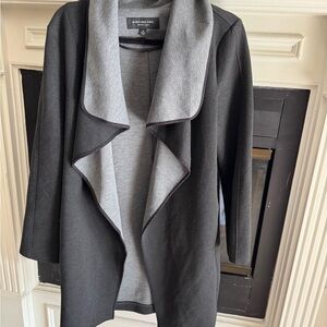 Michael Kors Black and Gray Trench Coat